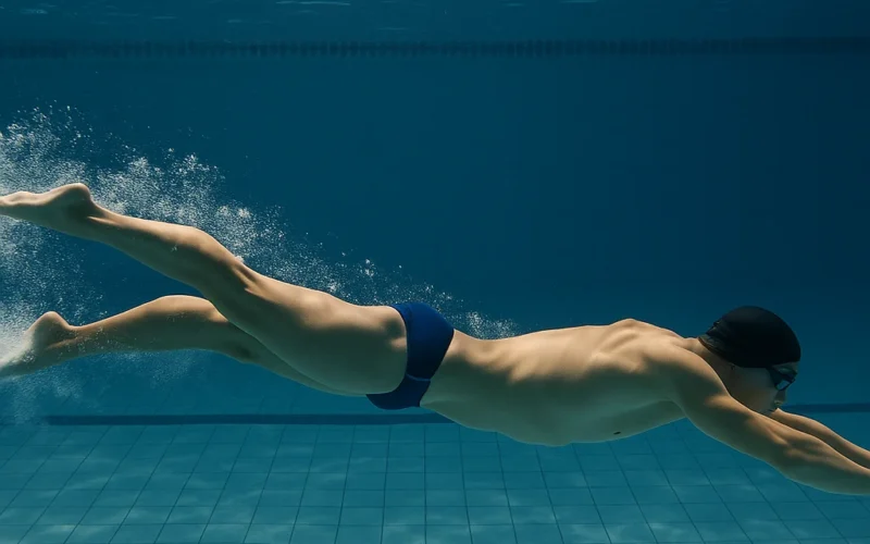 Cambios cinemáticos en el pateo ondulatorio en natación subacuática