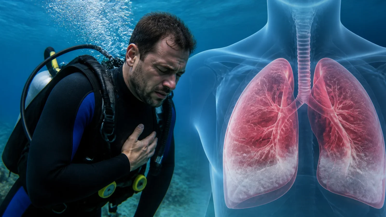 Carga pulmonar estática negativa y edema pulmonar en buceadores