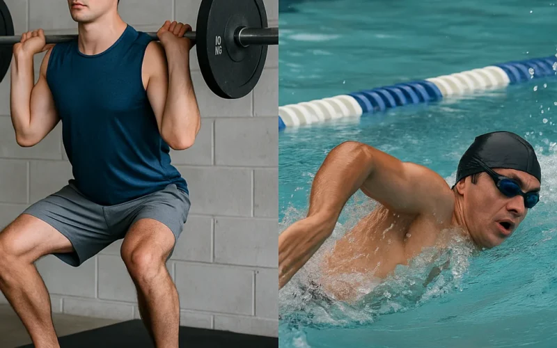 Efectos de una actividad isométrica en el rendimiento de natación