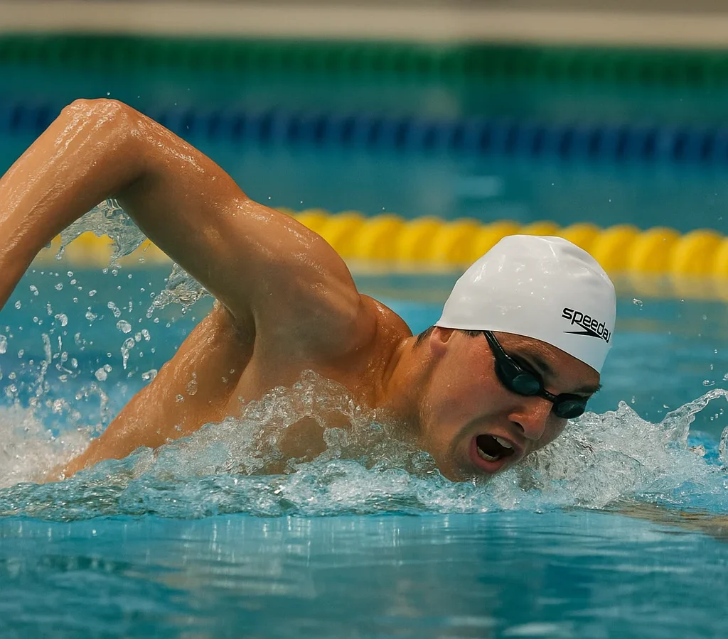 Interacción no lineal entre la longitud y la frecuencia de brazada en natación de élite